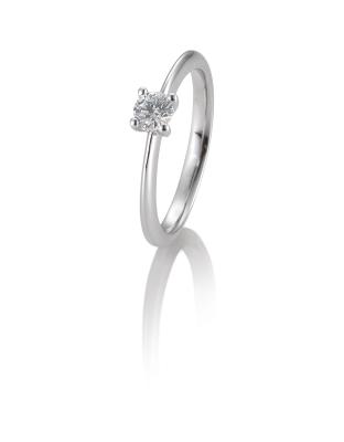 Brillant 0,3ct 4er-Krappenfassung Platin 41056370