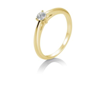 Brillant 0,2ct 3er-Krappenfassung 41858680