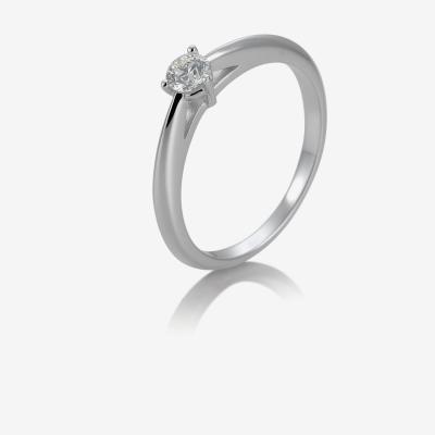 Brillant 0,2ct 3er-Krappenfassung 41858680 Platin