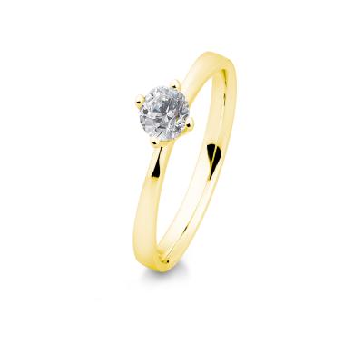 Brillant 0,5ct 4er-Krappenfassung Halbkaräter 41870280
