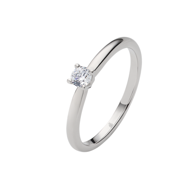 Silber mit Brillant 0,15ct 4-er Krappenfassung 5100102