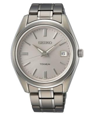 SEIKO Herren - Armbanduhr Titan SUR369P1