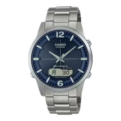 CASIO Herren - Armbanduhr Funk Solar LCW-M170TD-2AER