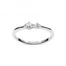 SIF JAKOBS Damen - Ring OVALE DUE SJ-R2745-CZ #54