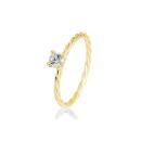 BREUNING Brillant - Verlobungsring Kordel 4er-Krappe 0,2ct 41060730
