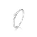 Brillant 0,05ct Zargenfassung 41857716 Platin